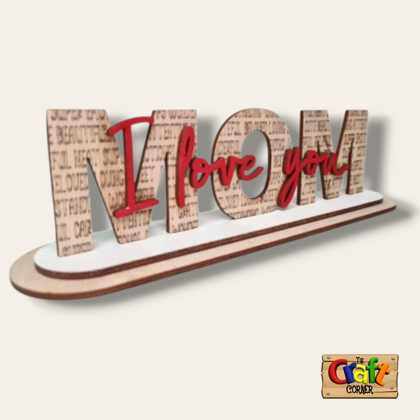 Stand: MOM I love you table stand