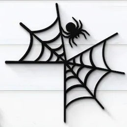 Decor: Halloween wooden door corner decor 4