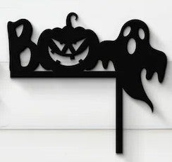 Decor: Halloween wooden door corner decor 6