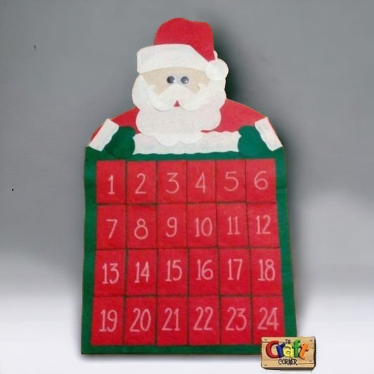 Felt Christmas Advent Calendar (Santa 3)