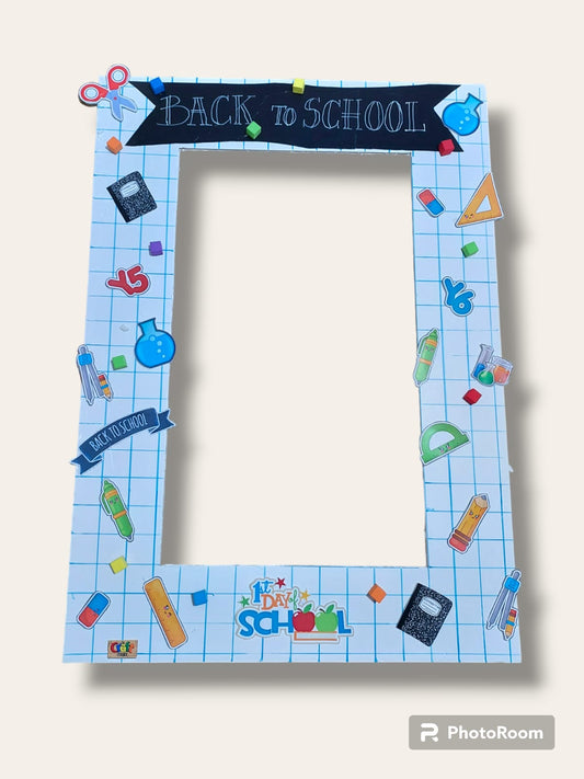 Back to school photo frame 1