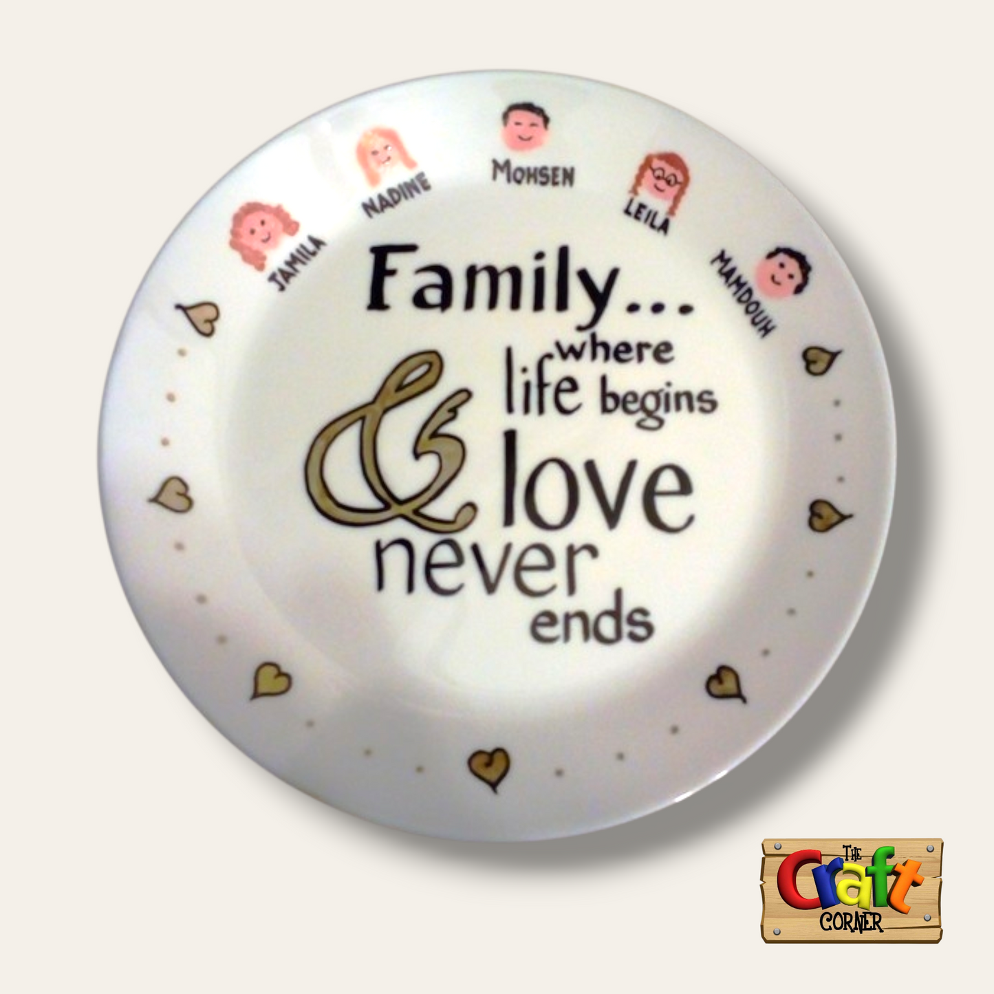 Plate: Family plate