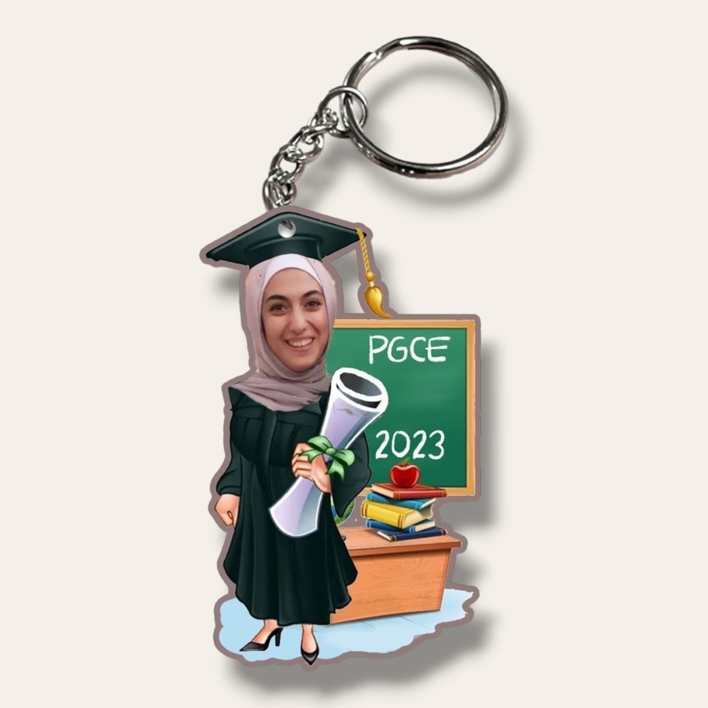 Caricature keychain