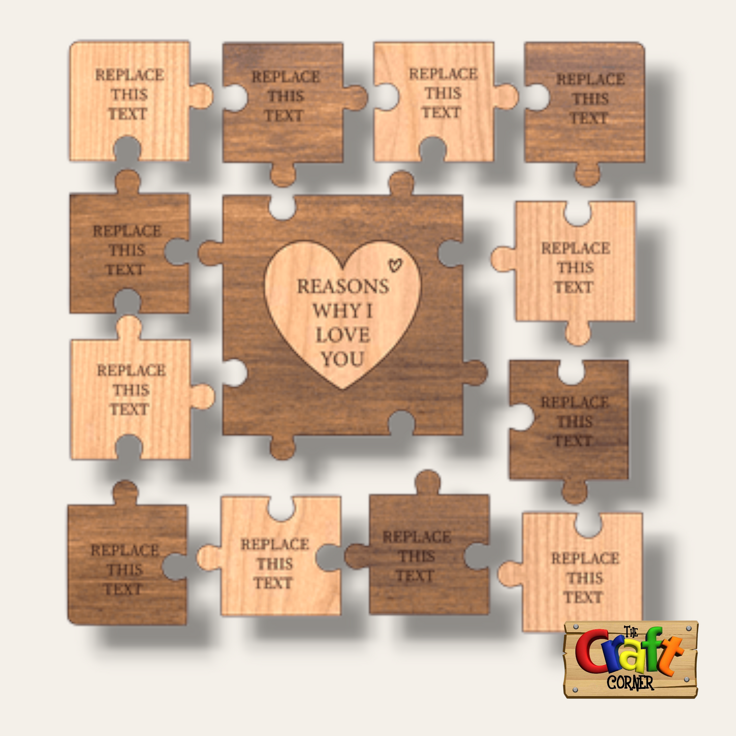 Coaster: Reasons why I love you coaster and hot plate set