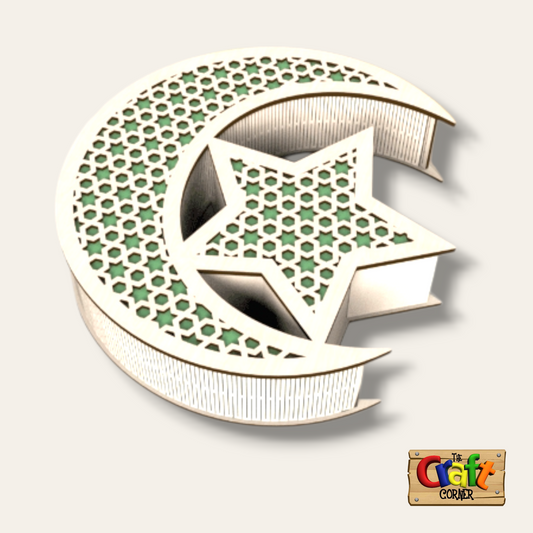 Box: Ramadan Cresent and star box