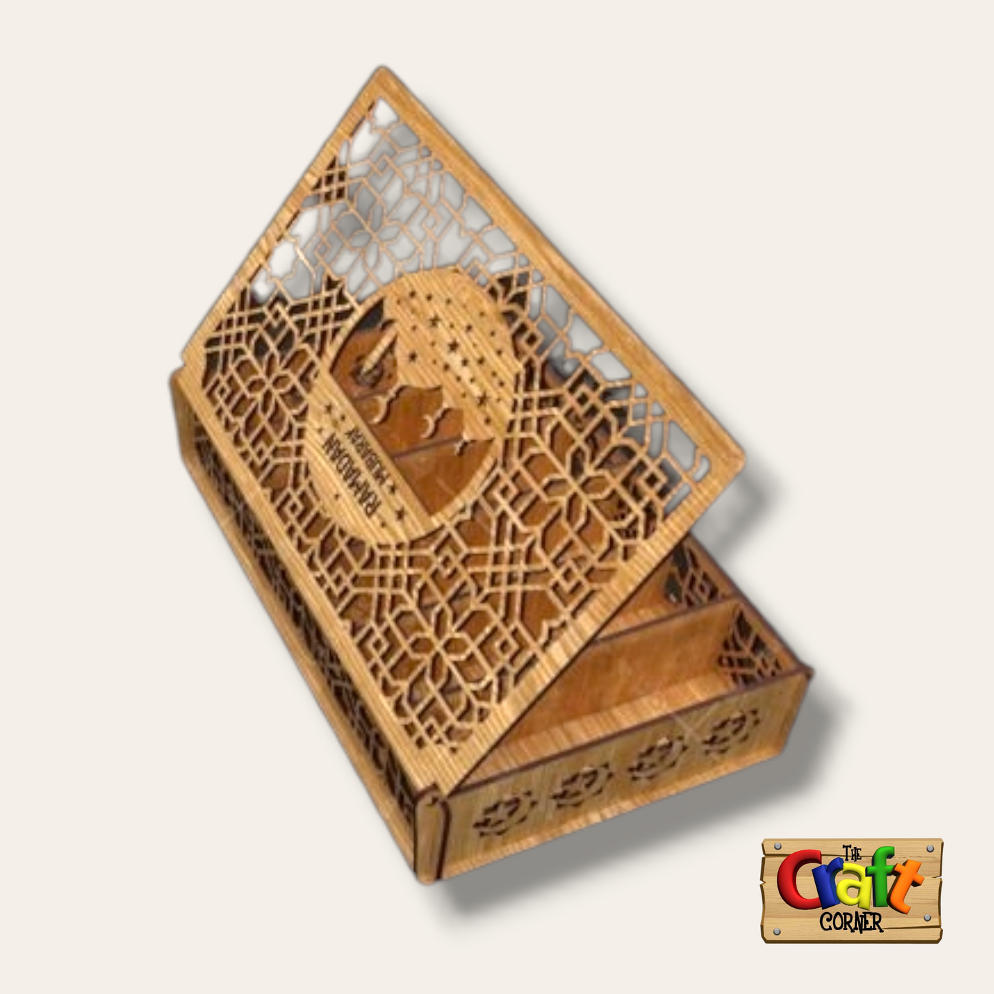 Box: Ramadan Wooden divided box