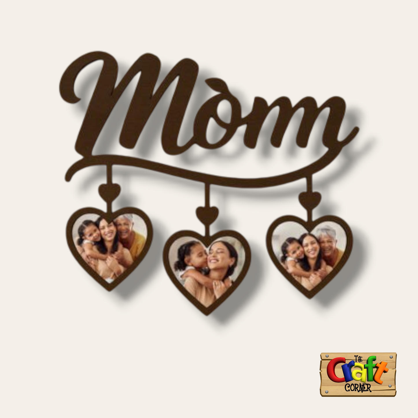 Frame: MOM dangling photo frames