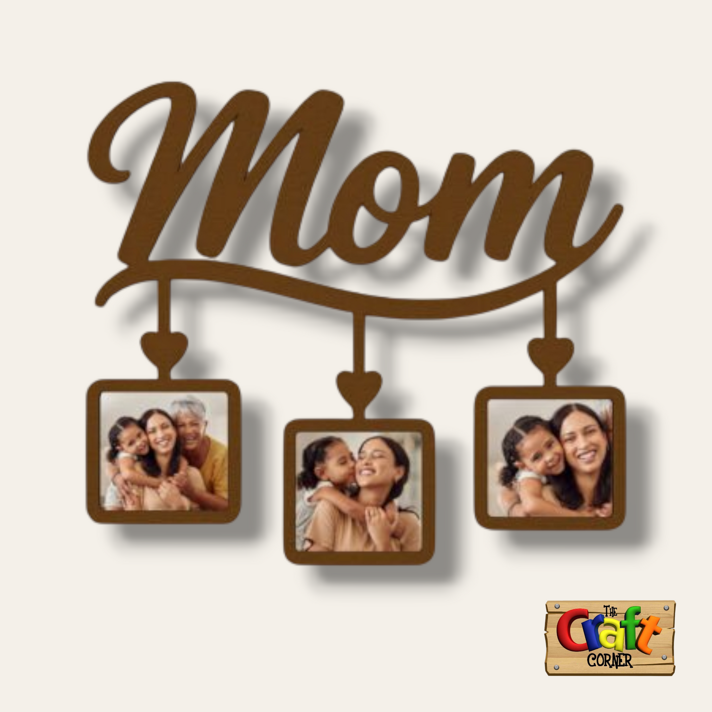 Frame: MOM dangling photo frames