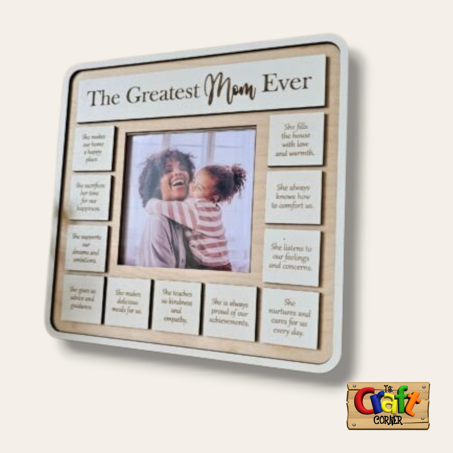Board: Mother quotes and picture frame