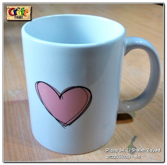 Mug "pink heart"
