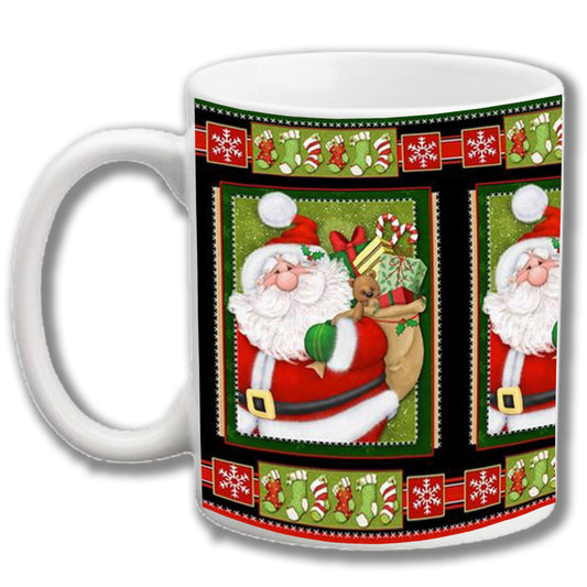 Christmas mug (Santa applique)