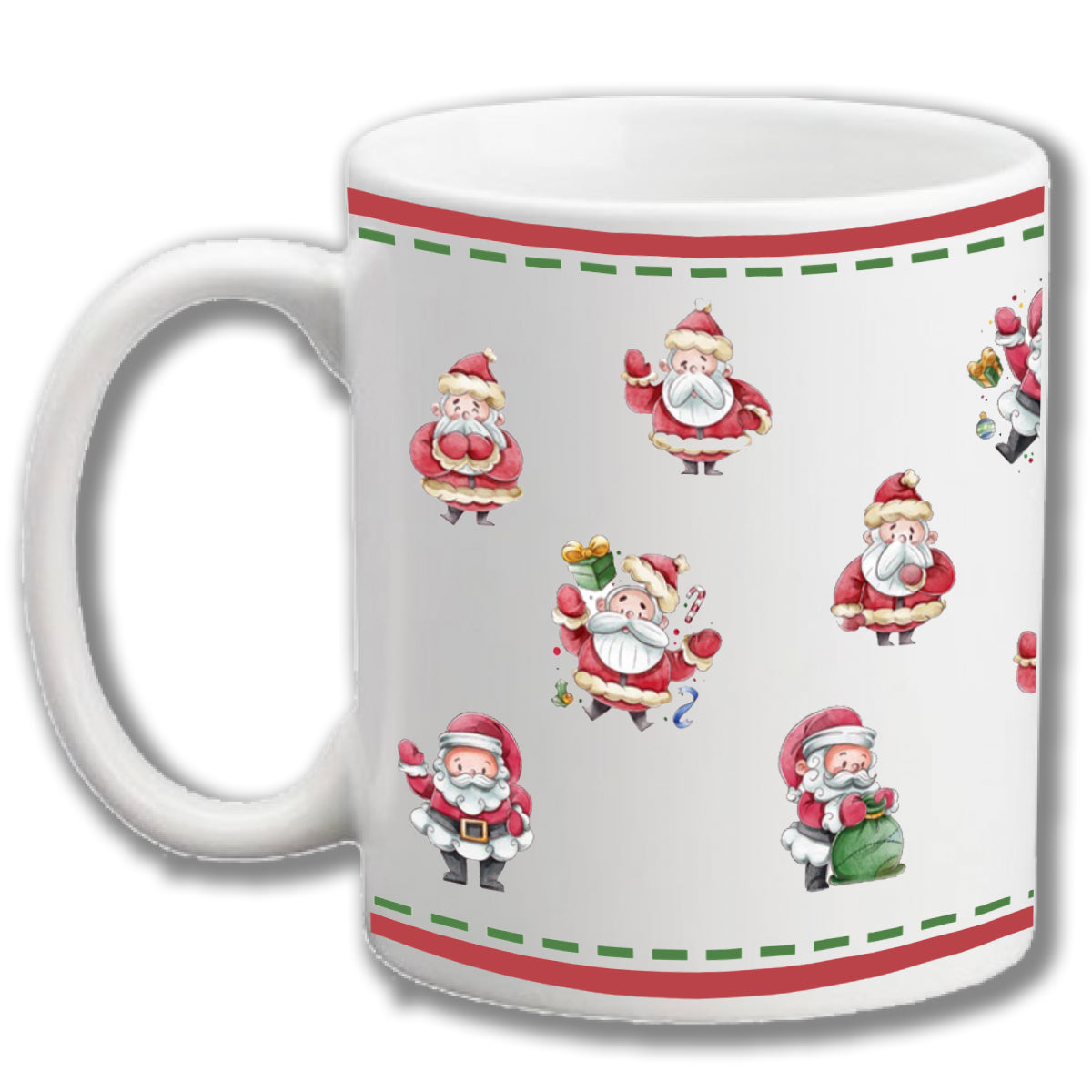 Christmas mug (Santas)