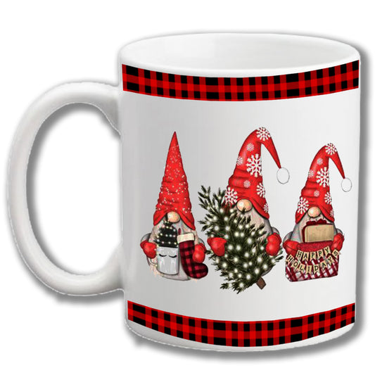 Christmas mug (gnomes)