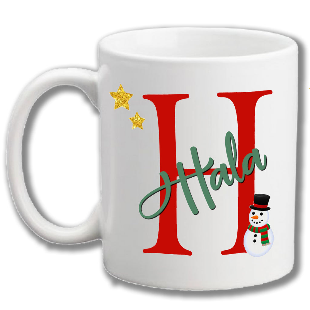 Personalized Christmas mug (Initials)