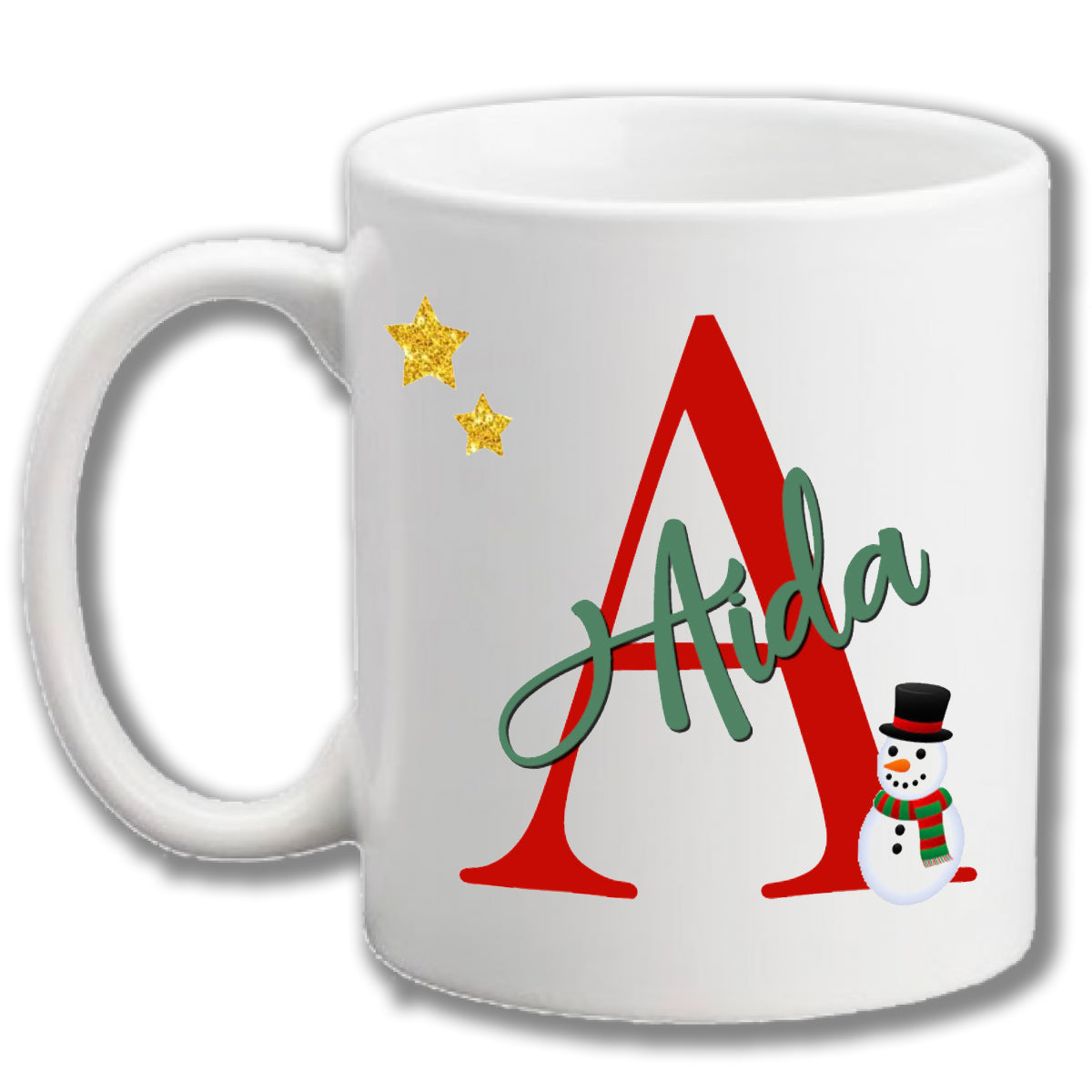 Personalized Christmas mug (Initials)
