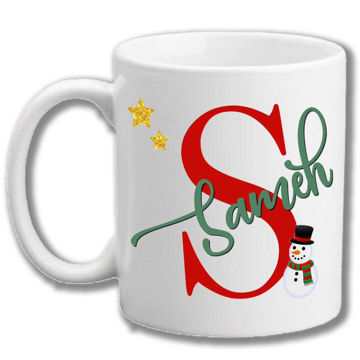 Personalized Christmas mug (Initials)