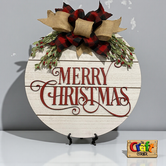 Christmas sign (Merry Christmas Rustic)