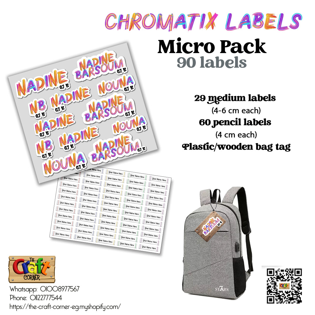""Name Cutout Chromatix"