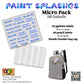 ""Name Cutout Paint Splashes"