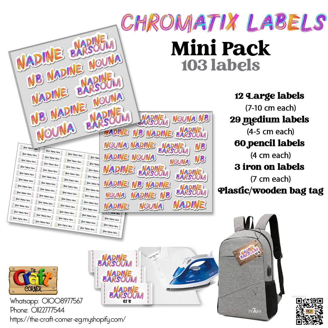 ""Name Cutout Chromatix"