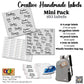 ""Name Cutout Creative Handmade"