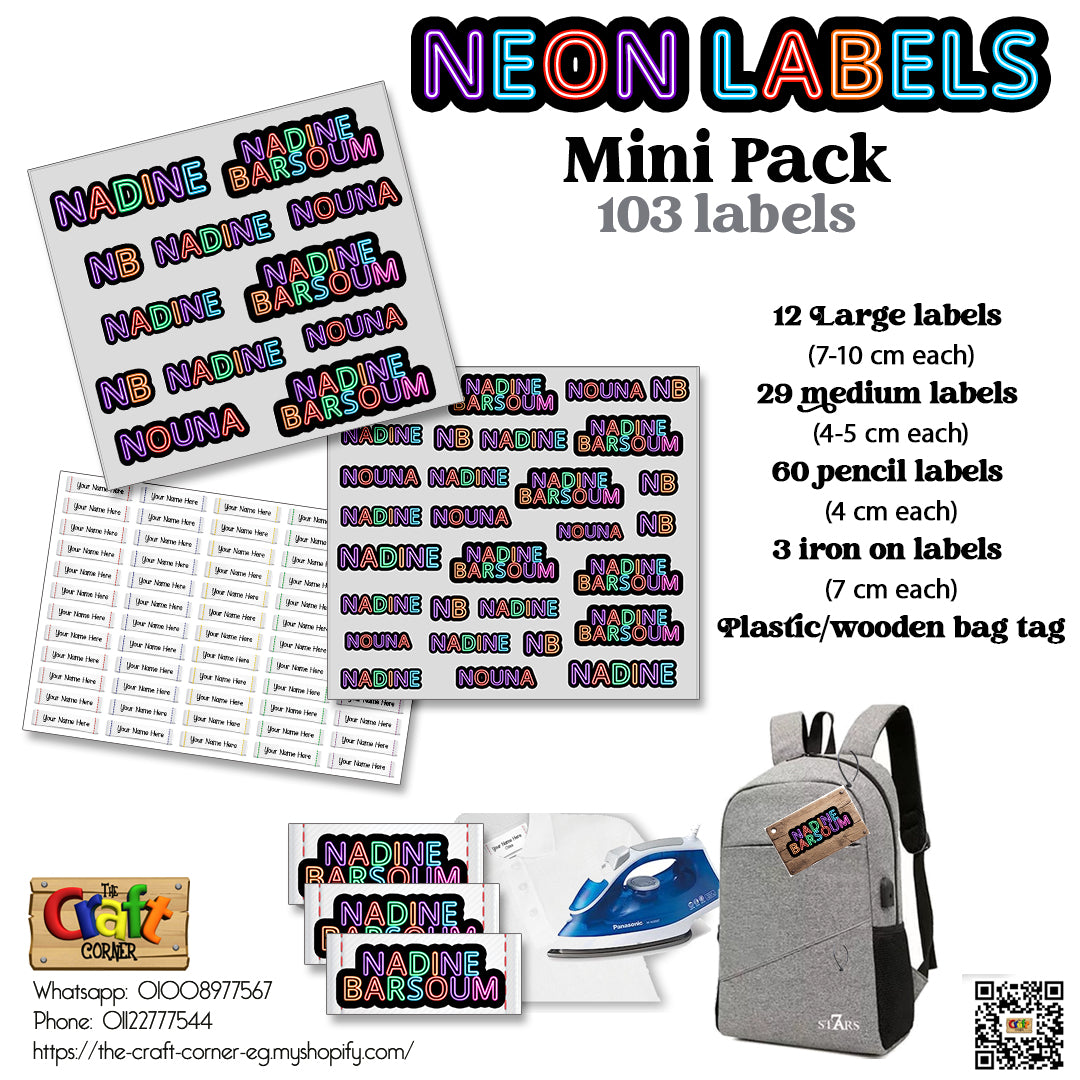 ""Name Cutout Neon"