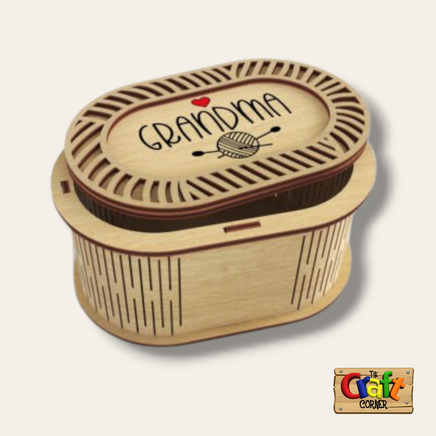 Box: Mum oval box