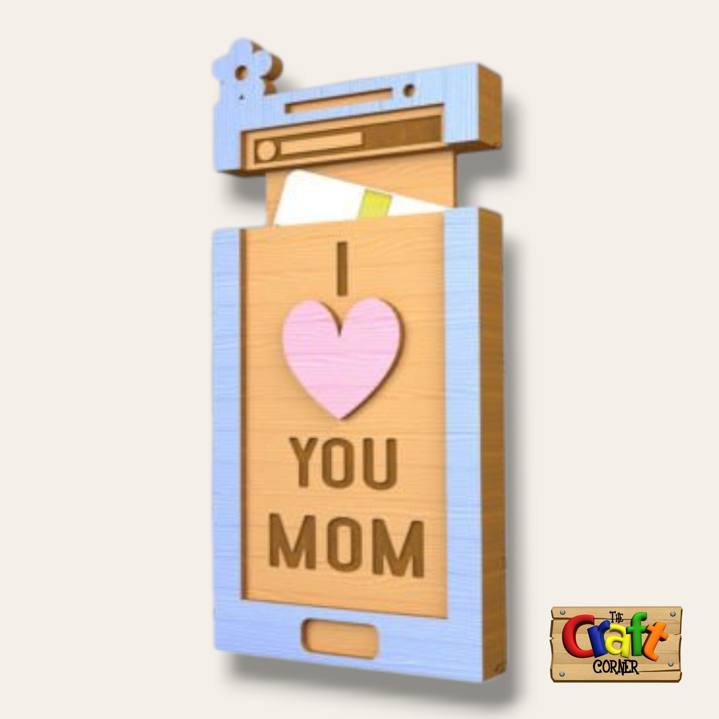 Gift card holder: I love you mum