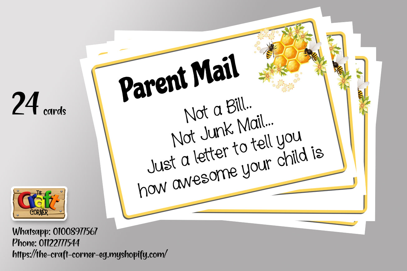 Parent mail cards