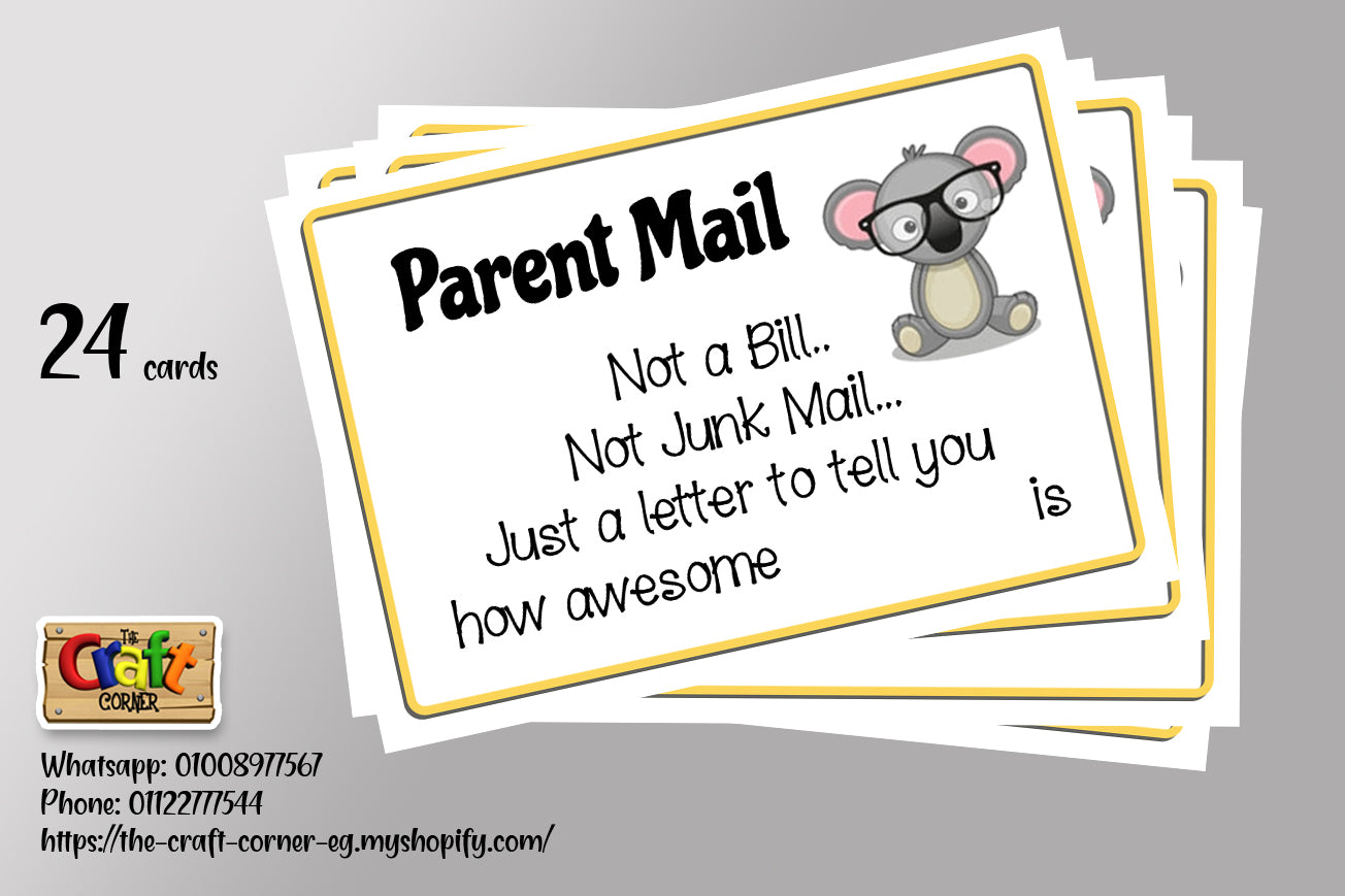 Parent mail cards