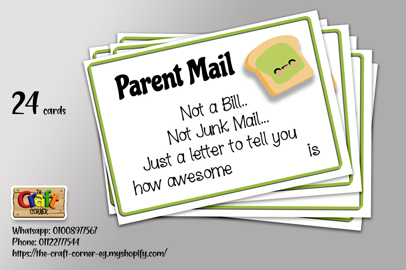 Parent mail cards