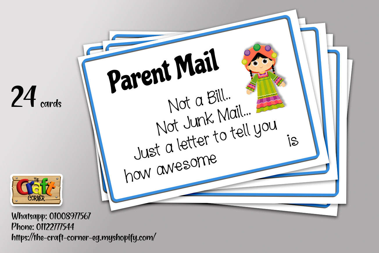 Parent mail cards