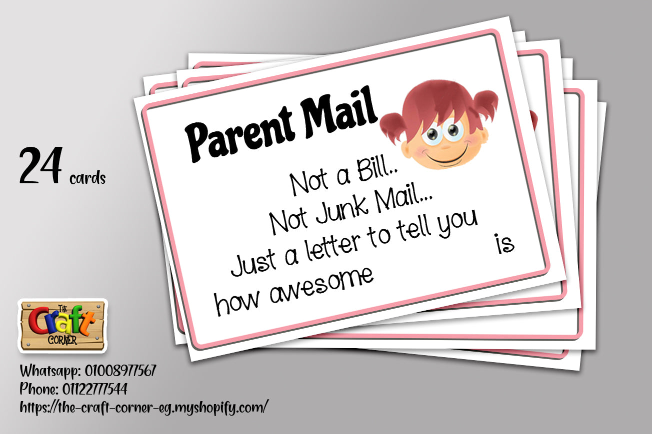 Parent mail cards