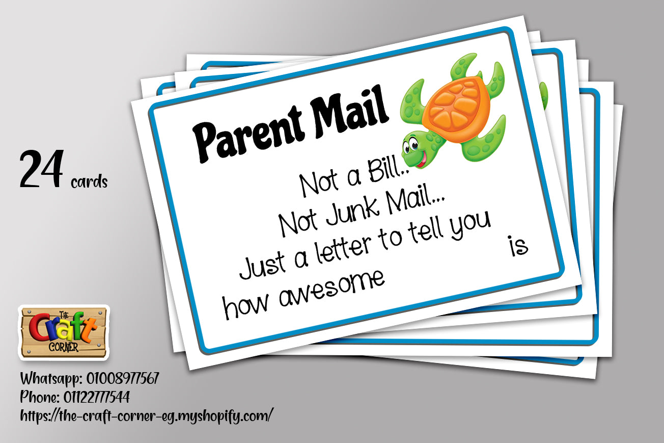 Parent mail cards