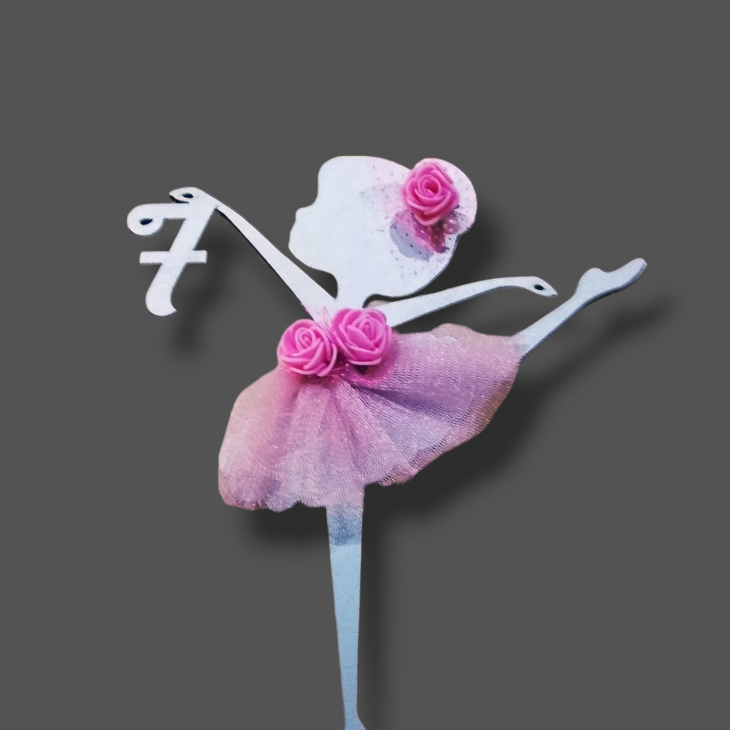 Foam and tulle topper "Ballerina girl"