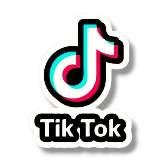 Cardboard topper (thin) "Tik Tok"