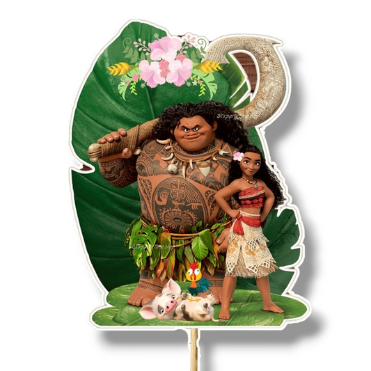 Cardboard topper (thin) "Moana"