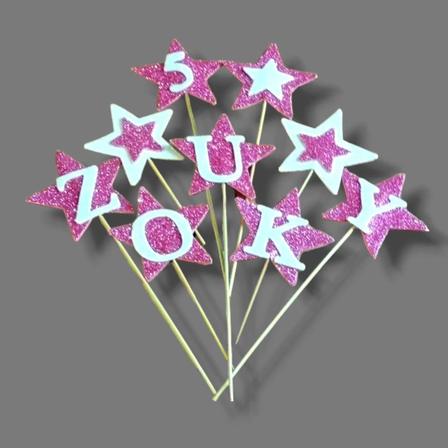 Cupcake toppers (foam) "Stars"