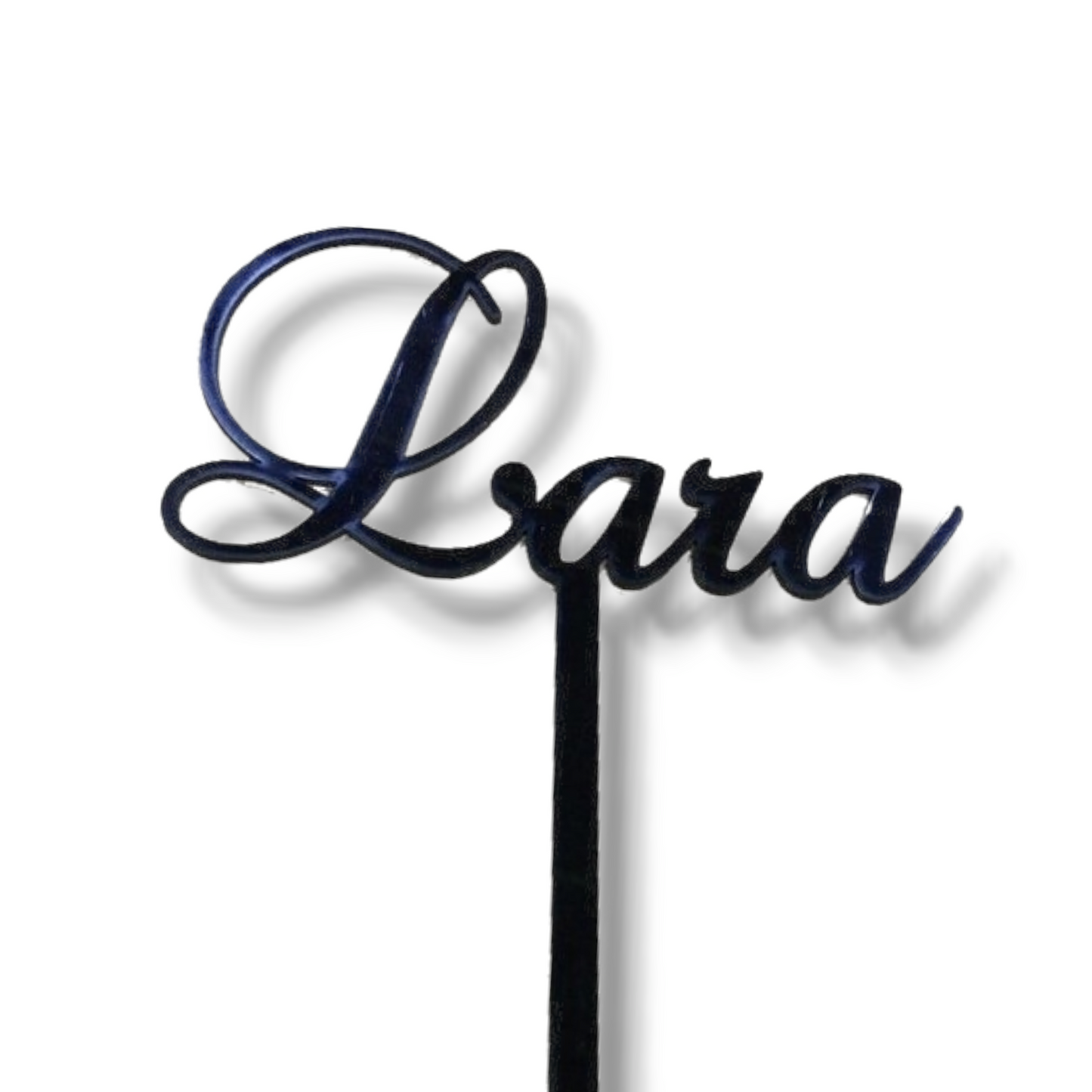 Acrylic topper (Black) "Name"