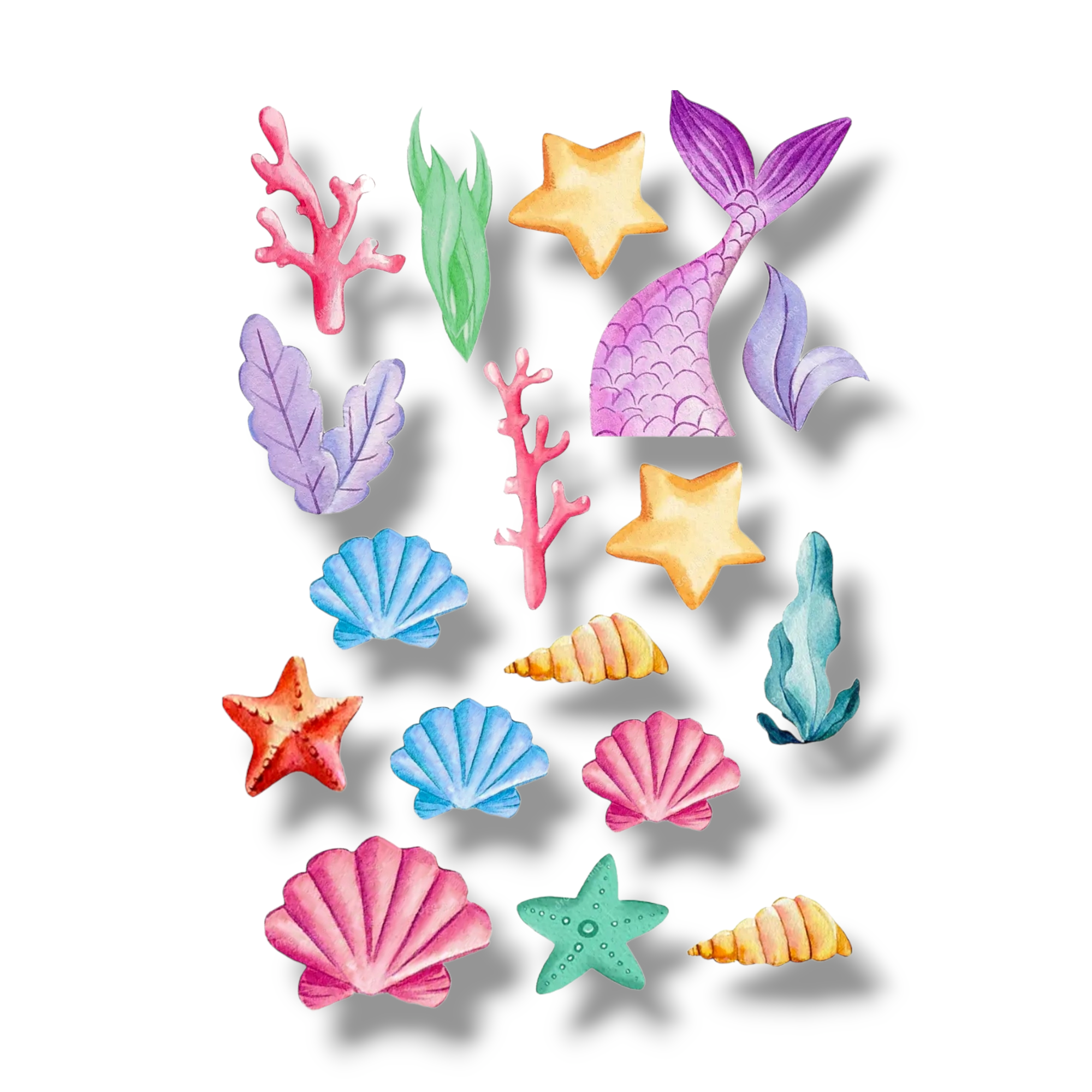 Cupcake toppers (cutout cardboard) 