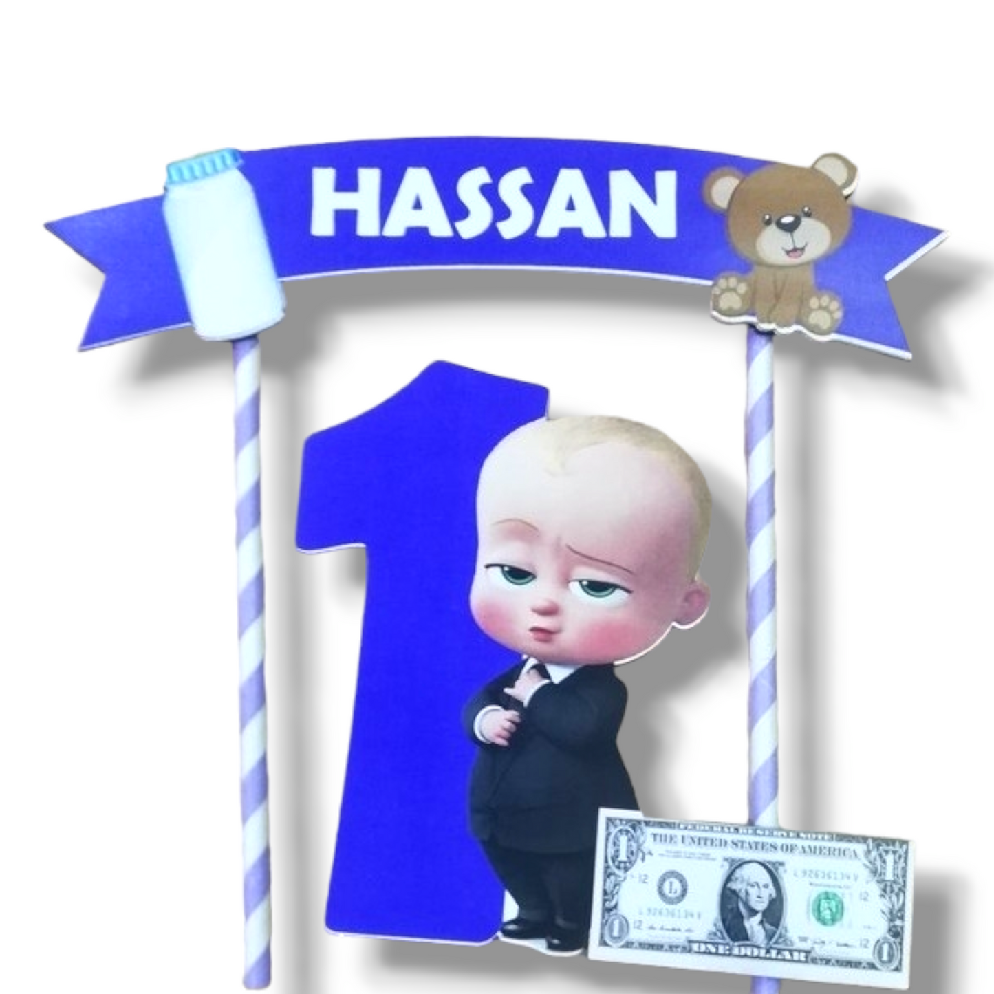 Cardboard topper (thin) "Boss baby"