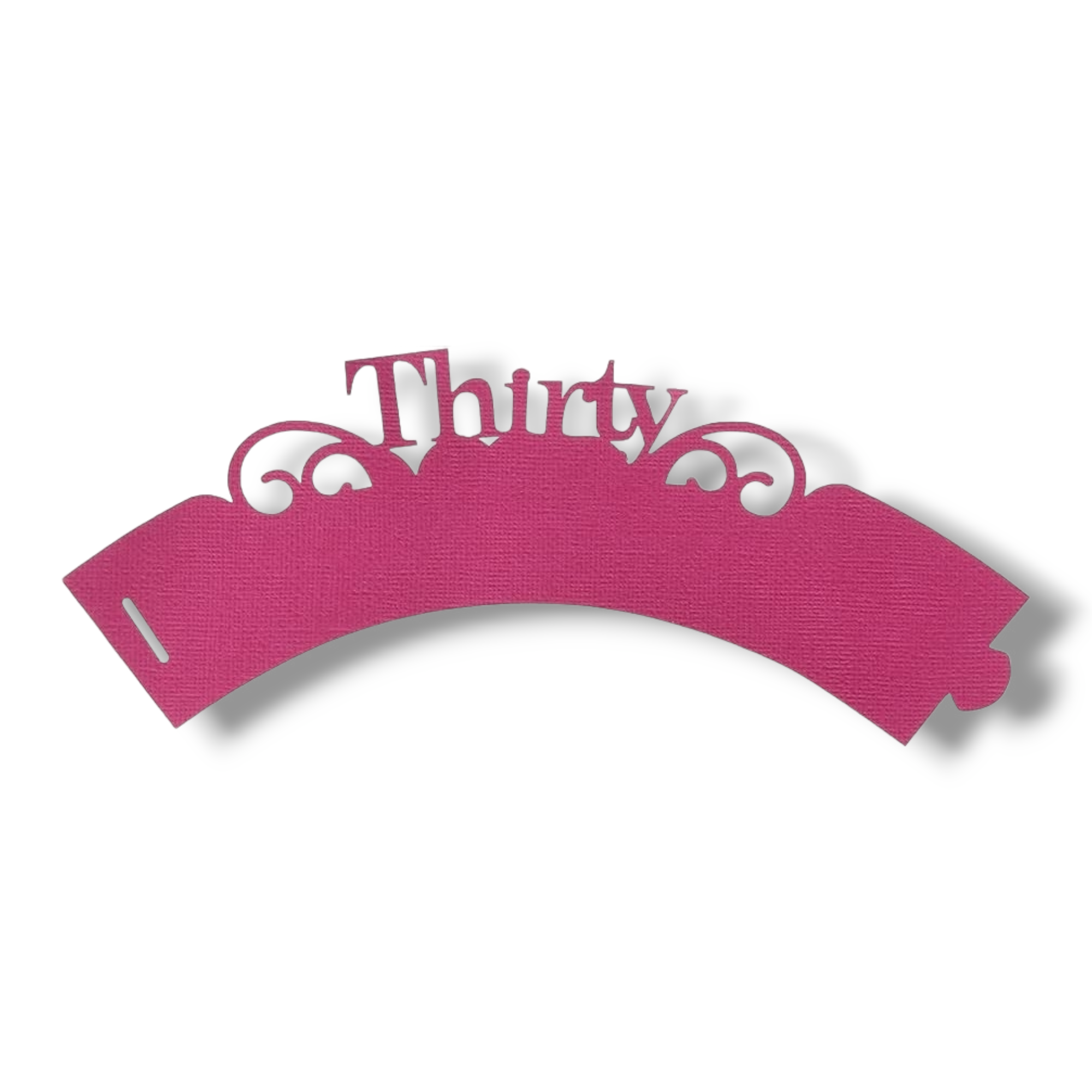 Cupcake lace wrapper (set of 12) "Thirty"