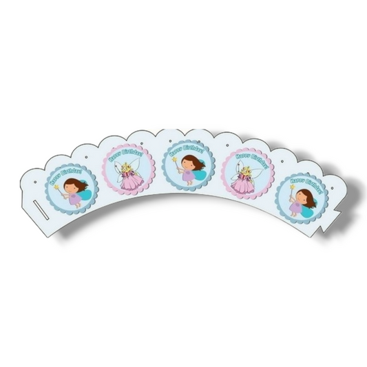 Cupcake wrapper (set of 12) "Princesses"