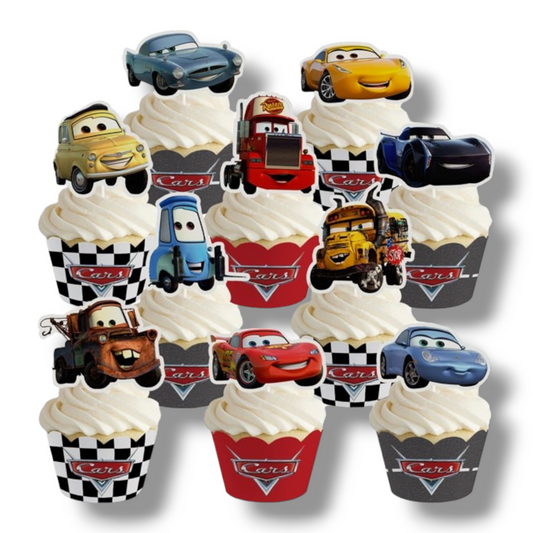 Cupcake wrapper (set of 12) "Disney Cars"