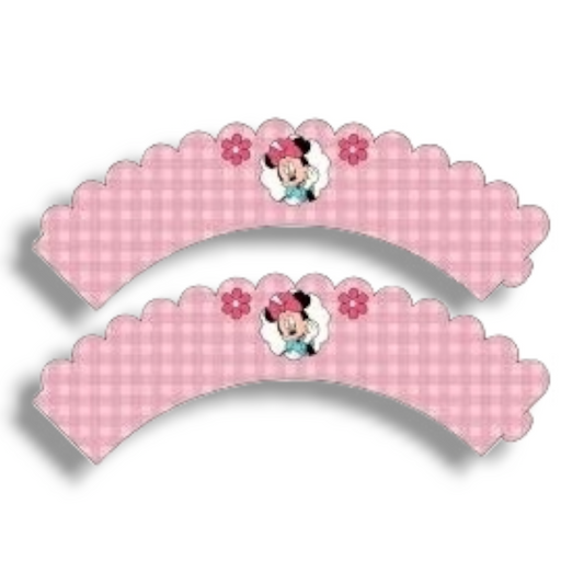 Cupcake wrapper (set of 12) "Minnie mouse" 1