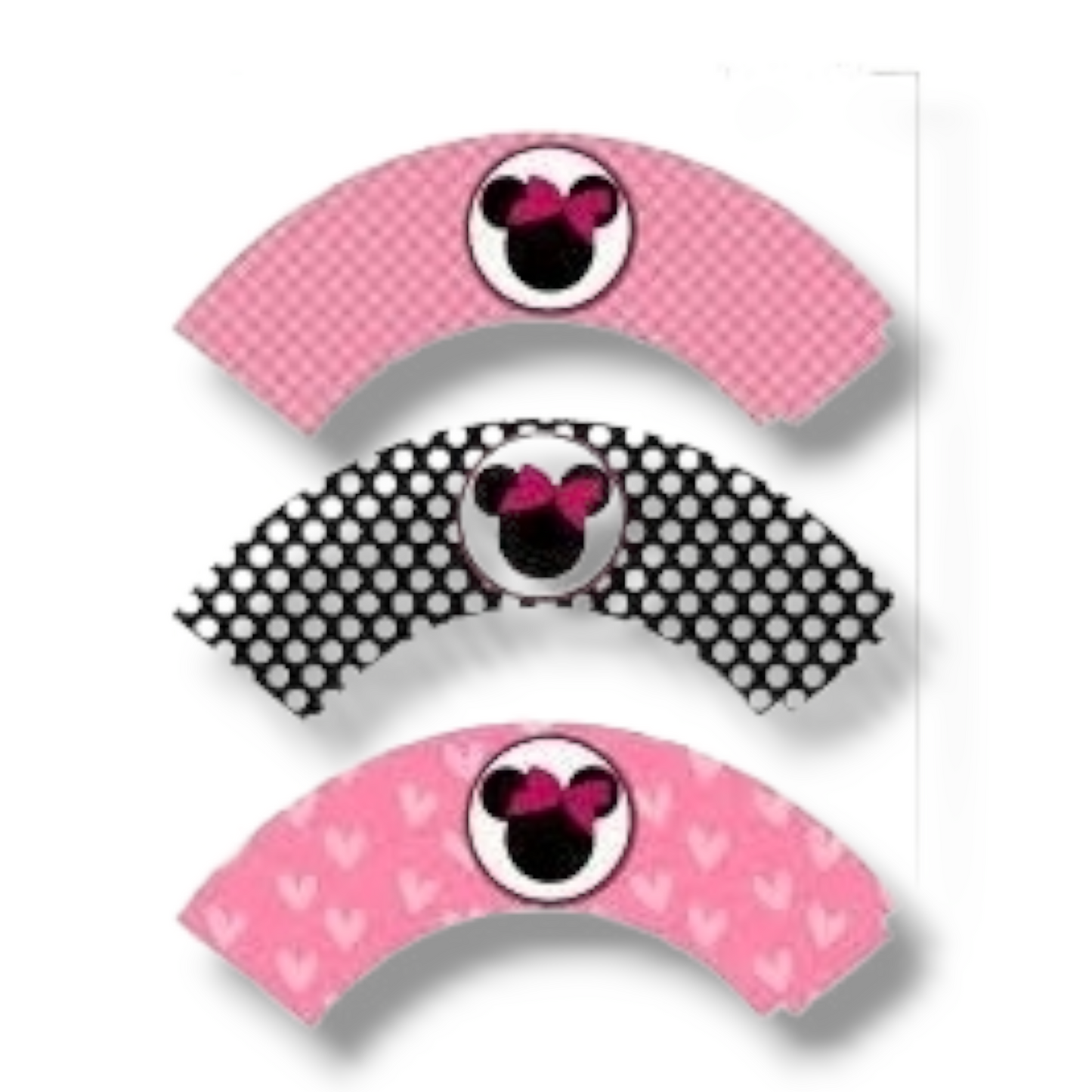 Cupcake wrapper (set of 12) "Minnie mouse" 2