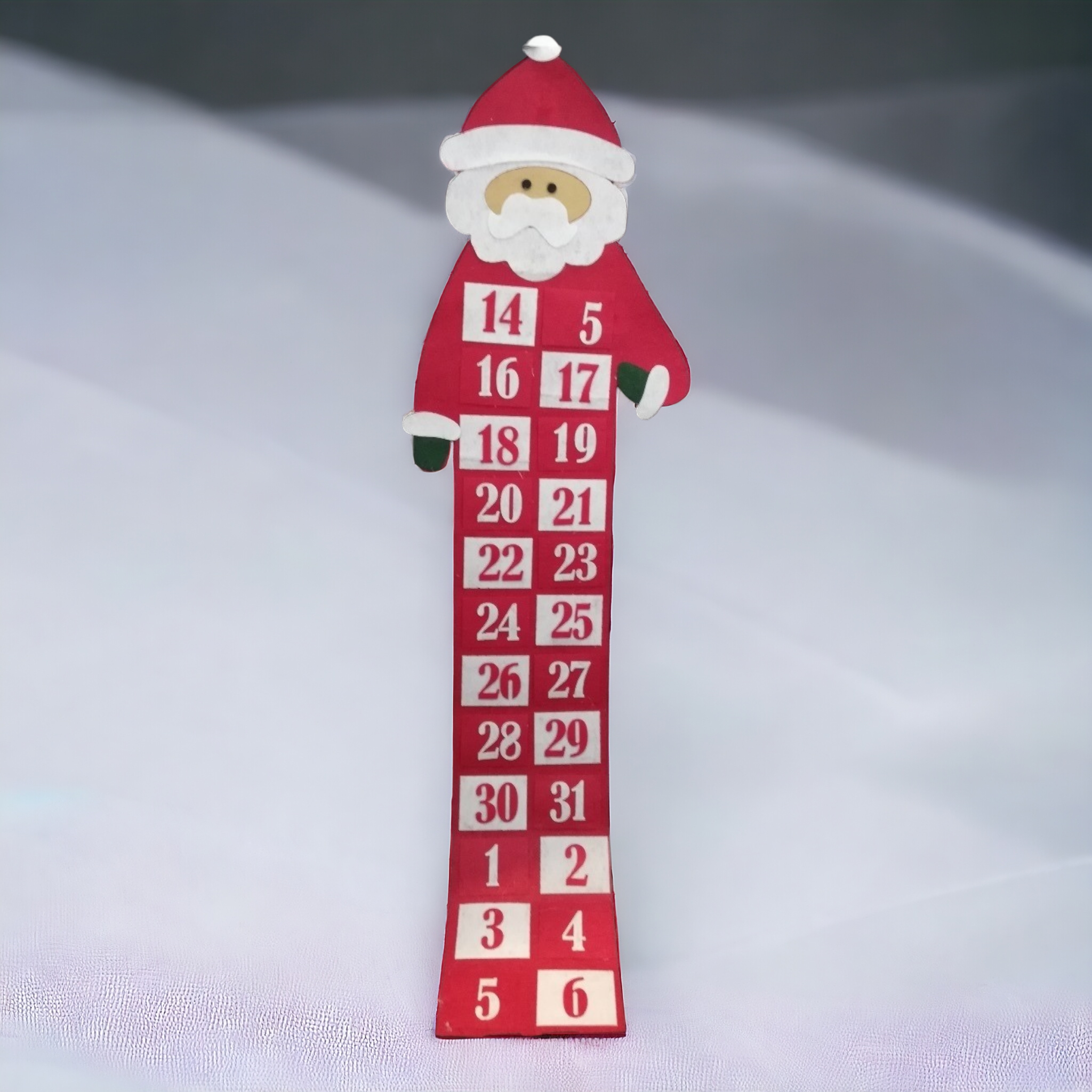 Advent Calendar: Felt Christmas Long Santa Advent Calendar