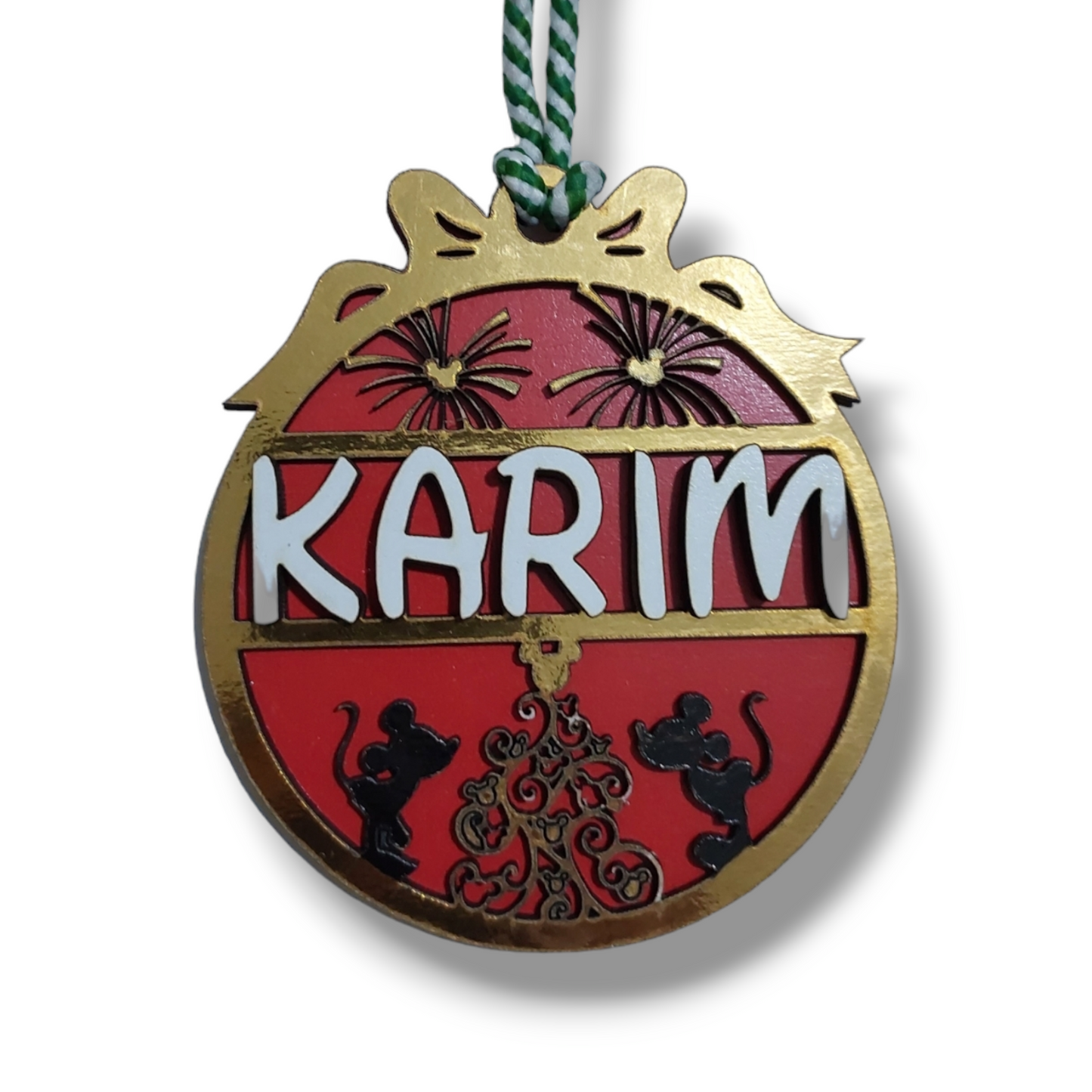 Ornament: Personalized Christmas Disney ornament
