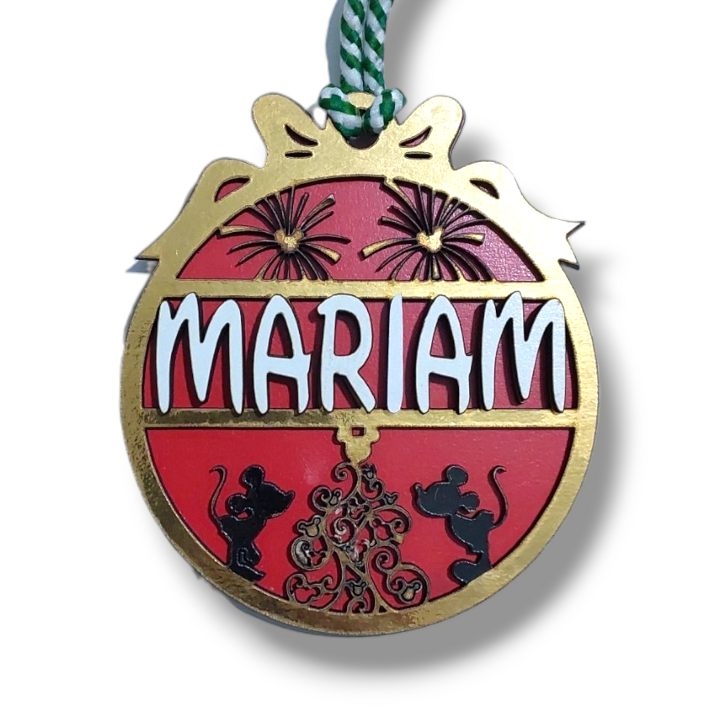 Ornament: Personalized Christmas Disney ornament