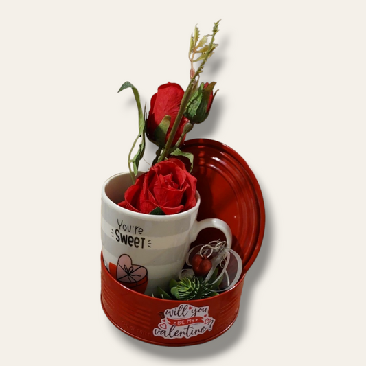 Valentine tin box